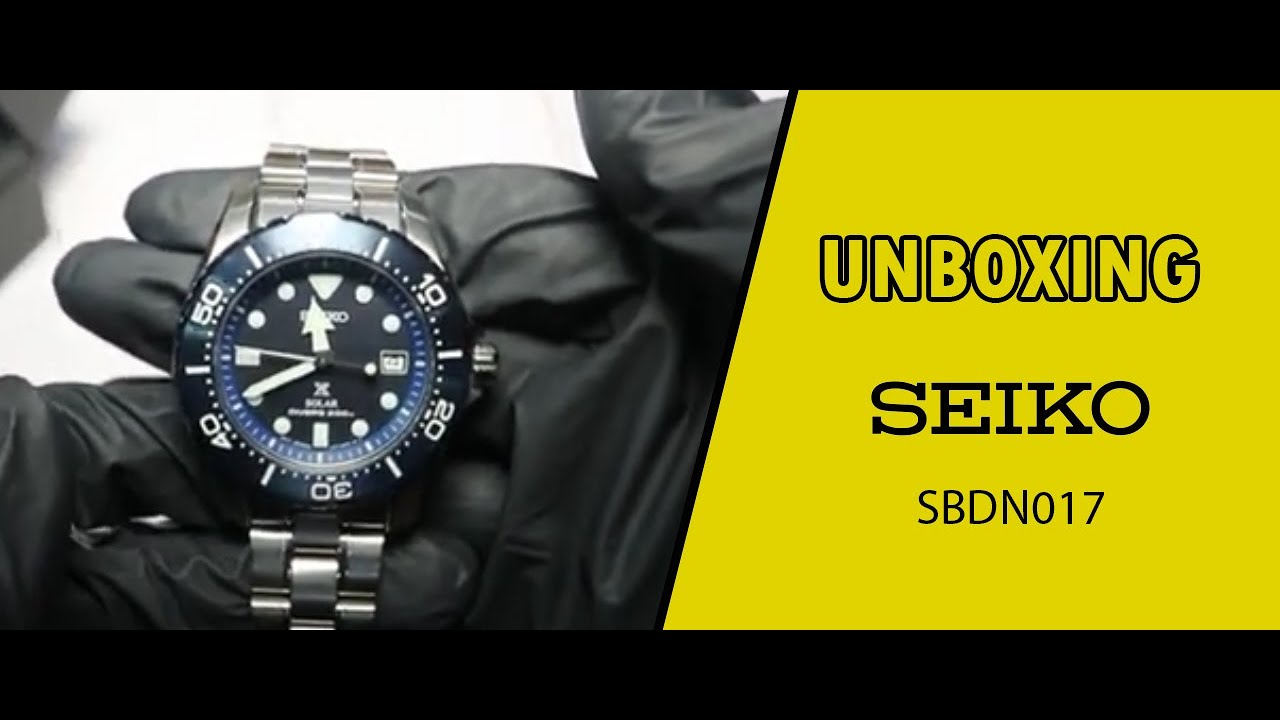 JAM TANGAN SEIKO SBDN017 UNBOXING  - YouTube