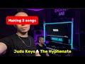 In the Studio with The Hyphenate (Judo Keys) Making 3 Songs Vlog