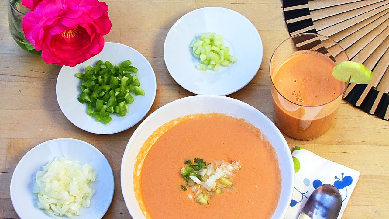 Como fazer gazpacho espanhol