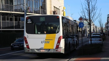 [DE LIJN] VanHool New A330 N°4898 Ligne 60 : Oostende Zwembad -) Raversijde Luchthaven