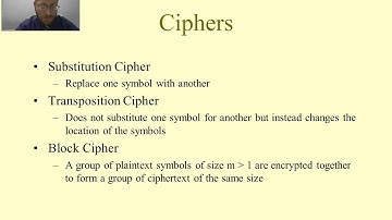 Computer and Network Security - Symmetric Key Encryption