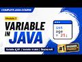 Java Variables: Complete Guide for Beginners (in Gujarati)