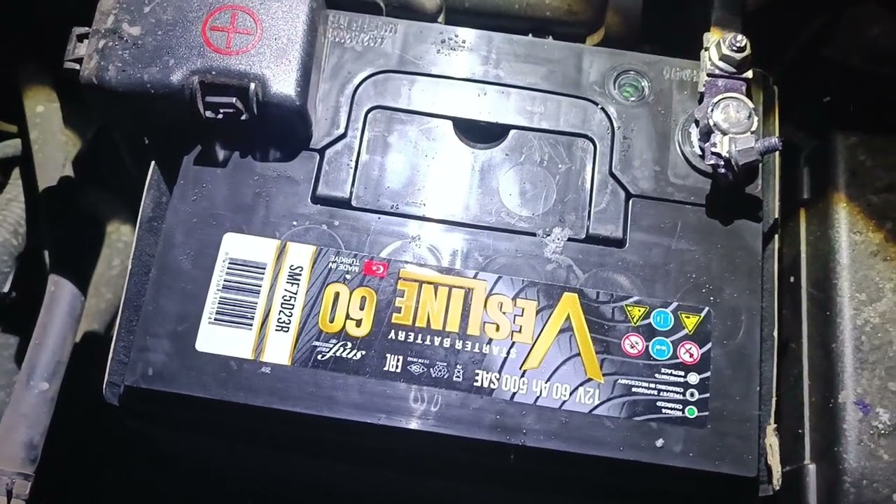 Обзор на Аккумулятор автомобильный Vesline (Турция) 60 Ач. на солярис.