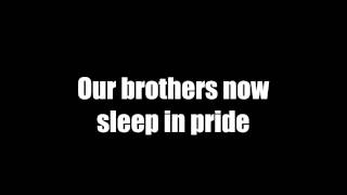 Wulfgar - Brothers of War (Into Valhalla they Ride) [Lyrics on screen]