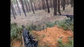 Ukrainian Pov Combat Footage In A Forest Near Kreminna.