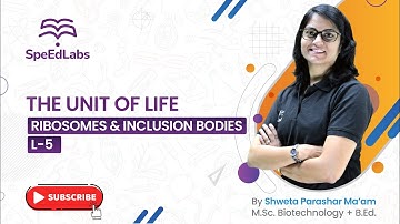 NEET/CBSE|| C-11th Cell: The unit of life ||Ribosomes and inclusion bodies L- 5