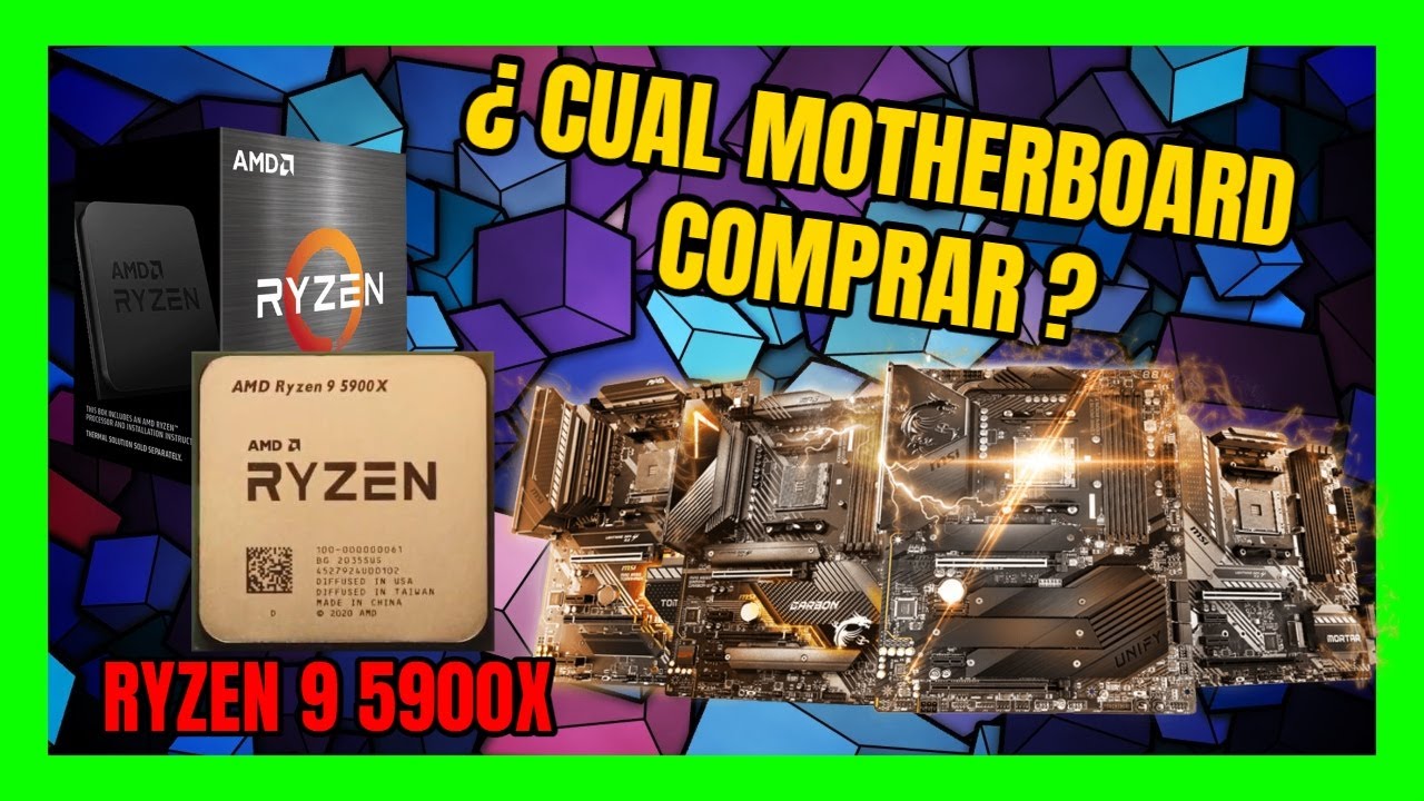 AMD RYZEN 9 5900X LAS MEJORES PLACAS BASE COMPATIBLES 🤖