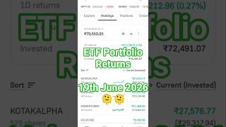 My ETF Portfolio Review | 19th June 2026 |Swing X Compounding#stockmarket #growth #etfportfolio #etf