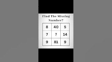 Find the Missing Number 🔢🤔 | Only Geniuses Spot the Pattern — Comment Your Answer! 💯