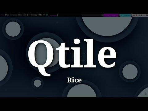 My First Ever Qtile Rice | ArcoLinuxB | Qtile