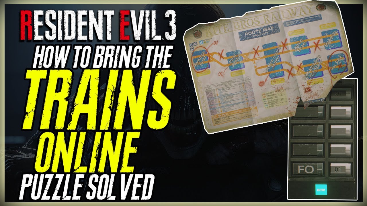 resident evil 3 remake train route