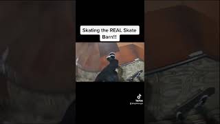 Skating the REAL Skate Barn! #shorts #skateboarding #skate