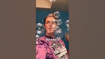 How To Blow Spit Bubbles 👏 #viral