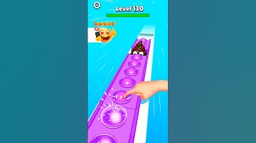 Pop Run - Lv 130 💥 - Satisfying Android Games || #shorts #games #satisfying #cartoon #funnygame