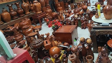 20/10 Thợ gỗ làng nghề bán vài cặp lục bình, bàn ghế, tủ giường, đồ mỹ nghệ làm thủ công cực đẹp
