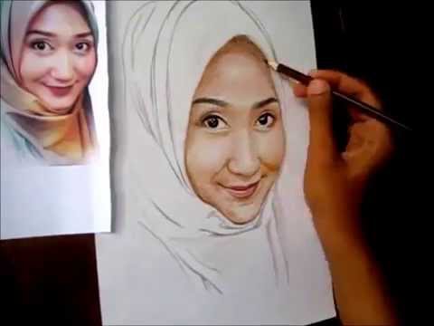  cara melukis wajah  dengan pencil warna YouTube