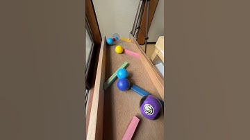 Marble Run (Colorful Wiggle Device and Rotating Bucket Course) #11 #ASMR