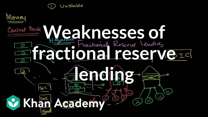 Weaknesses of fractional reserve lending | The monetary system | Macroeconomics | Khan Academy