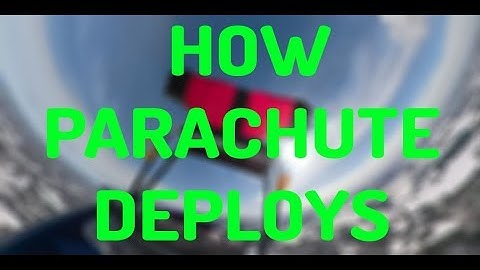 How a parachute deploys in slow motion