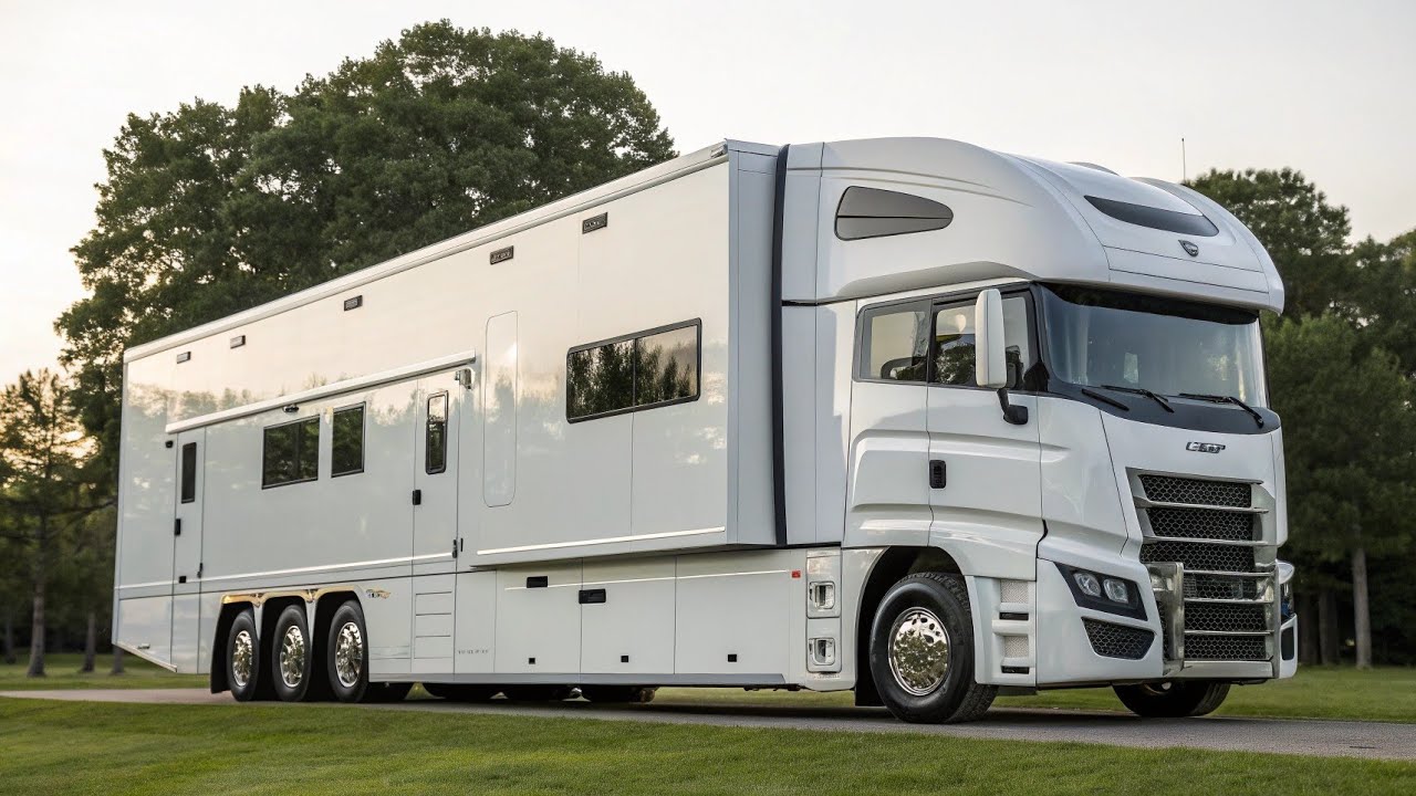 2026 Caterpillar 8X8 Motorhome Truck Full Exterior Tower Tour | Extreme ...