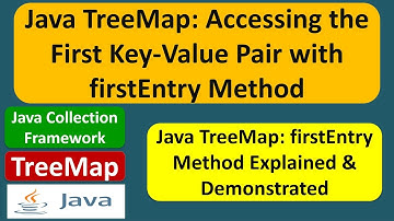 Java TreeMap: Accessing the First Key-Value Pair with firstEntry Method | Java Collection Framework
