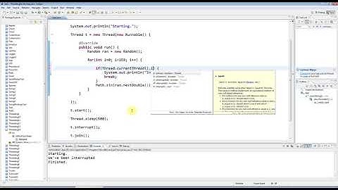 14 Advanced Java  Multi threading Part 14   Interrupting Threads