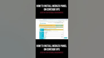 How to Install Webuzo Panel on Contabo VPS #contabo #webhosting #contabovps #vps #ubuntuserver