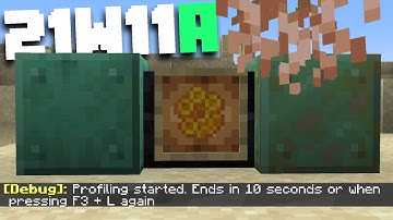 Minecraft 21w11a | Changes To Copper & New Debug Options | Caves & Cliffs Java Snapshot