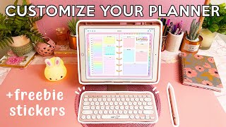 how to customize your digital planner | digital planning tips | ipad planner