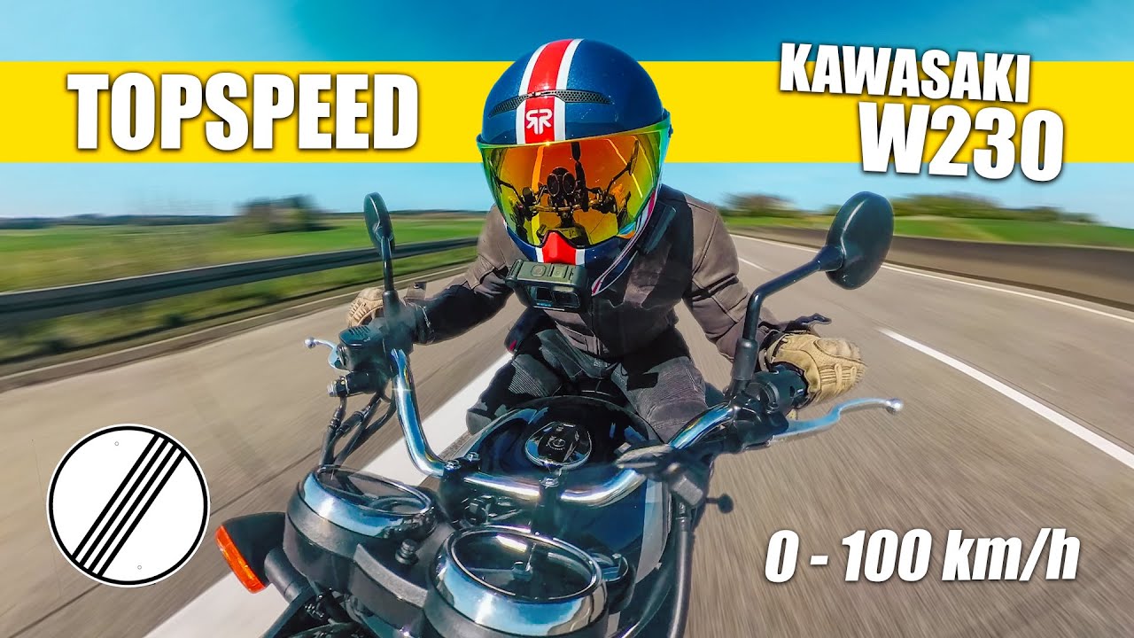 Kawasaki W230 Topspeed & Beschleunigung - Was die Daten nicht zeigen...