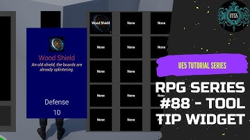 Unreal Engine Tutorial RPG Series #88 - Item Tooltips
