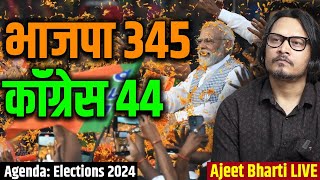 Exit Polls 2024: BJP Sweeps, INDI Weeps | हर एग्जिट पोल में भाजपा आगे | Ajeet Bharti LIVE