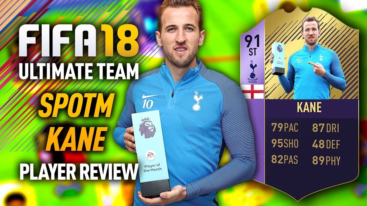 FIFA 18 SPOTM KANE (91) *95 SHOOTING* PLAYER REVIEW! FIFA 18 ULTIMATE TEAM!