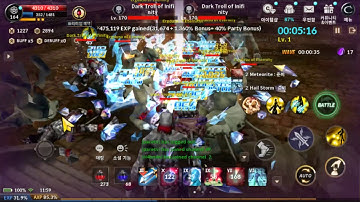 Cabal Mobile : Farm level 130-169  Eternal Chaos Arena (แจเขียว)