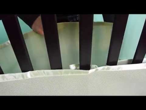 crib bumper with solid headboard