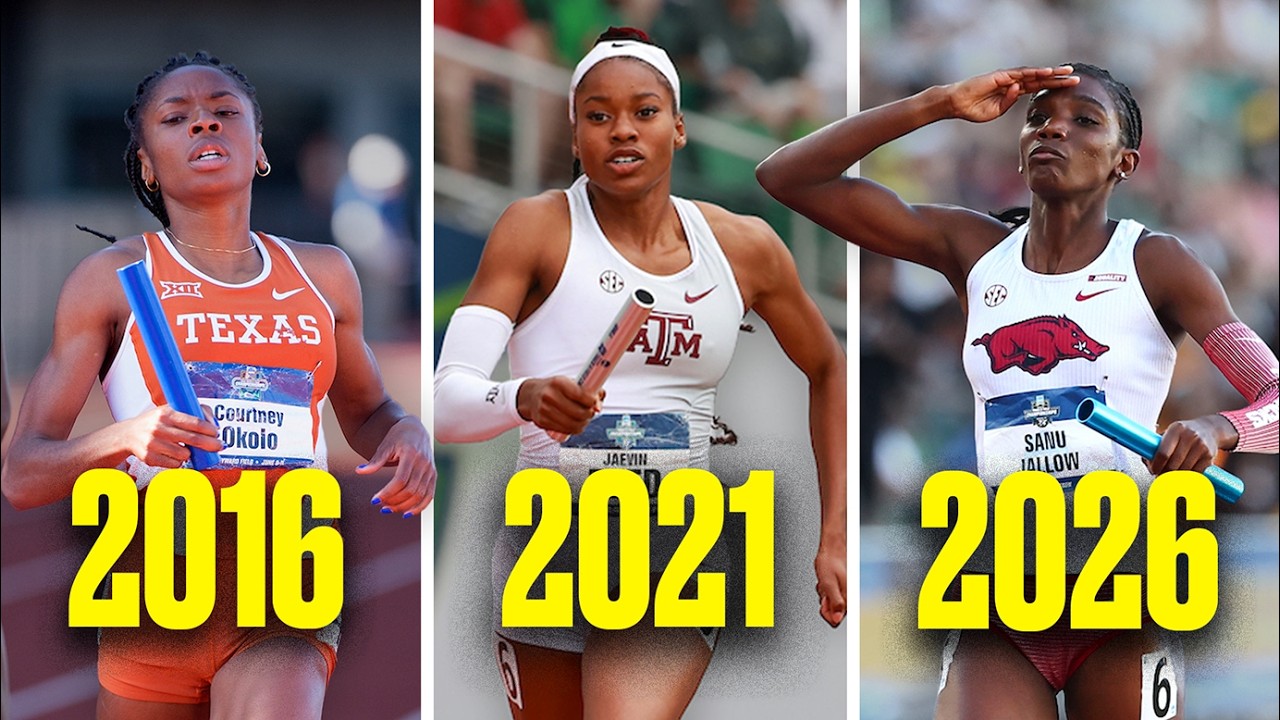 Every NCAA women's outdoor 4x400m relay championship since 2011