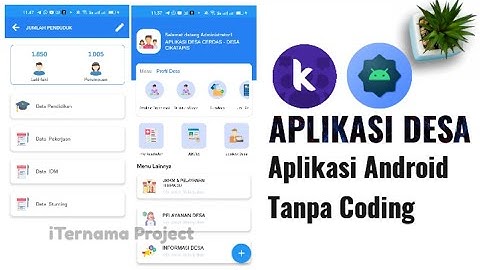 Aplikasi Desa Berbasis Android | Aplikasi Android Tanpa Coding