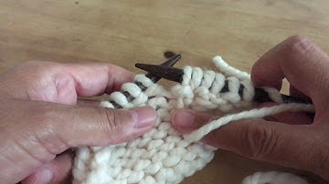 KnitChats Demo of PFB (Purl Front & Back) Increase