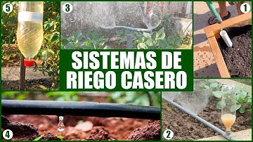 💧​ TOP 5 Sistemas de Riego por Goteo Casero y Aspersión que TÚ MISMO puedes construir | Bricologia