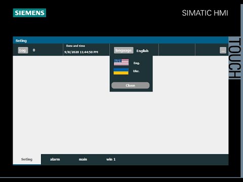 Siemens TIA Portal PLC: SCADA  course 04 - pop-up  screens 1/3