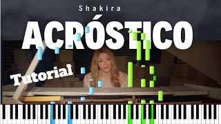 Shakira - Acróstico (Tutorial)