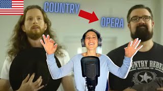 HomeFree - Austin & Rob Trying Opera #REACTION #homefree #austinbrown #roblundquist #nessundorma