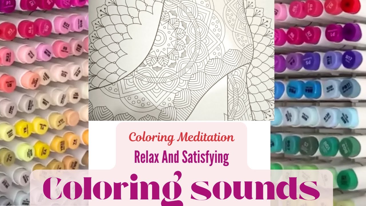 30 Minutes Oddly Satisfying ||Relaxing colouring||ASMR Colouring all ...