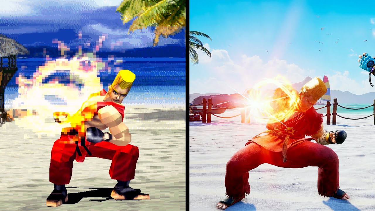 Paul Phoenix's Burning Fist Evolution
