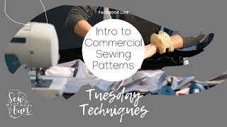 Intro to commercial sewing patterns