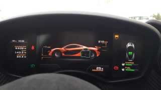 Animation shown when you enable race mode in the mclaren p1 hypercar