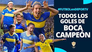 ¡CAMPEONAS INVICTAS! Todos los goles de Boca campeón - Campeonato Femenino YPF- 1 hora a puro fútbol