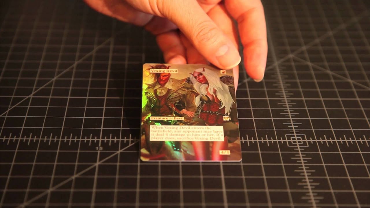 MTG FOIL ALTERED ART VEXING DEVIL 2 ♕ SPELLSCOOP.COM