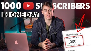 How To Grow Your First 1000 YouTube Subscribers In ONE Day *2020*