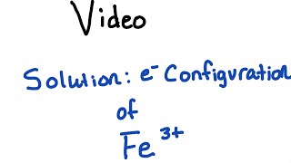Fe 3+ Wealth